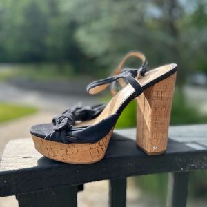 MICHAEL KORS Cork Platform Heel